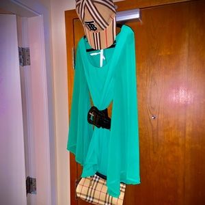Stella dress - stunning - bold green color